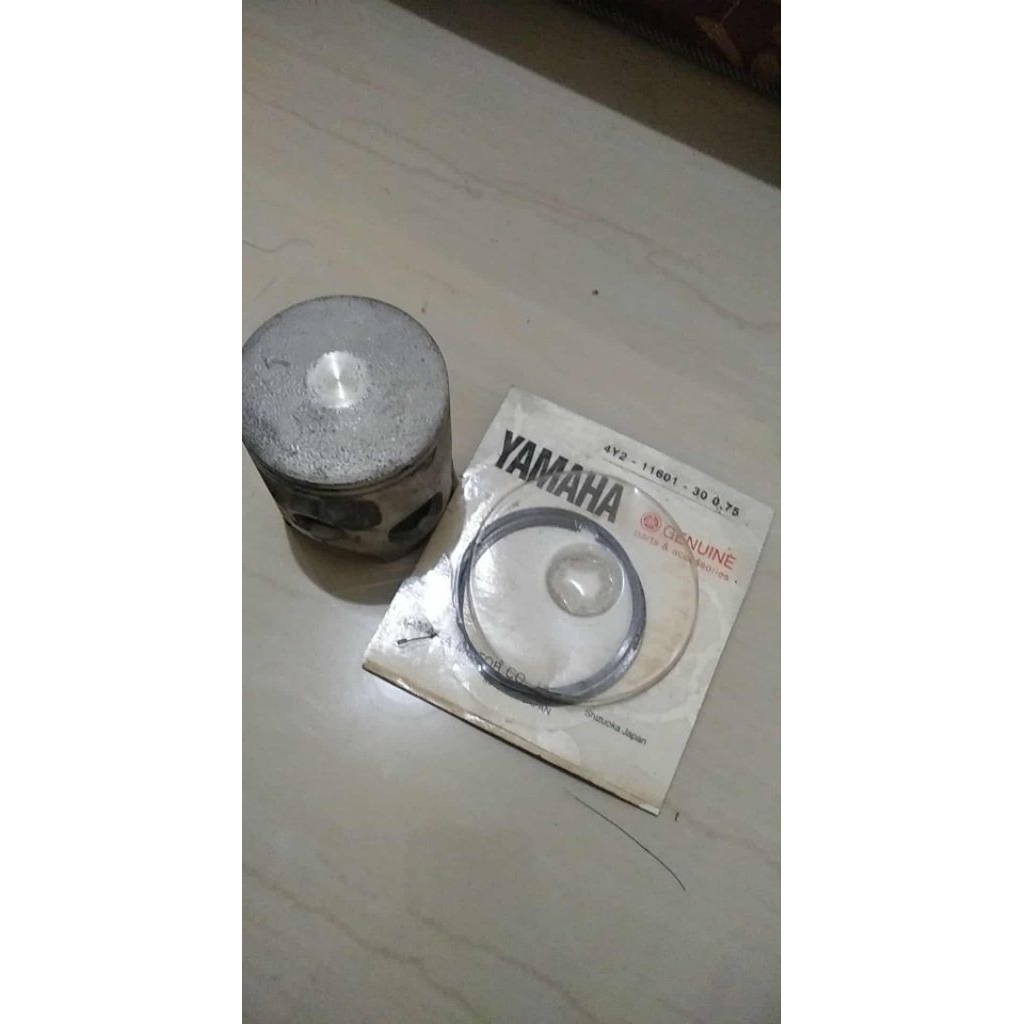 seher piston dan ring RX king ORI os 75