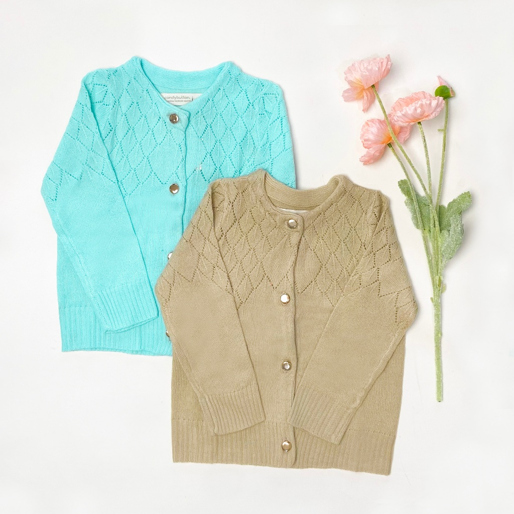 Primrose Knit Cardigan - Cardigan | Cardigan Anak | Cardigan Anak Perempuan | Cardigan Rajut Anak | 