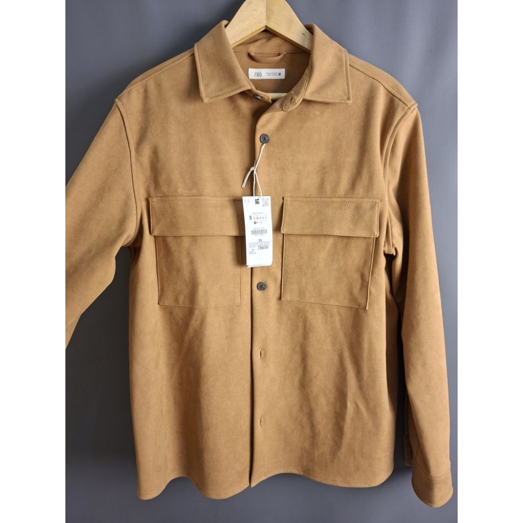 Zara Faux Suede Shirt