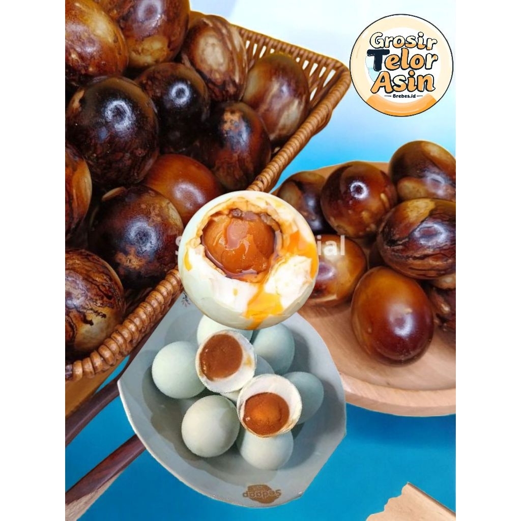 Termurah 20 Telor Asin Bakar Brebes  / 20 Telor Asin Rebus /  Telor Asin panggang