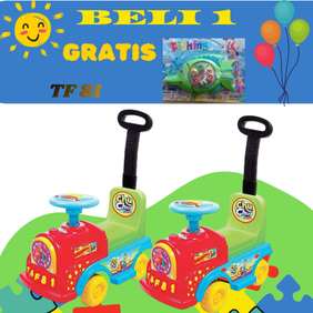 Mainan Anak kereta thomas Train TF 81 SHP Toys Kereta Api Mobil dorong anak tunggang INSTAN SAMEDAY
