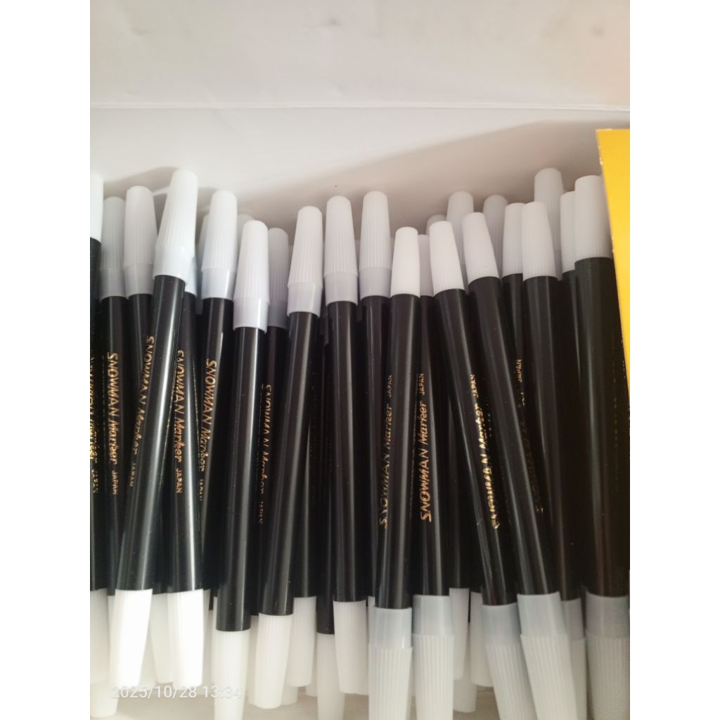 SPIDOL WARNA SNOWMAN/SPIDOL KECIL SNOWMAN @12PC