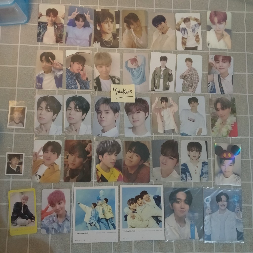 TREASURE PHOTOCARDS (PC CH1 CH2 CH3 FA JUNKYU JIHOON JAEHYUK JUNGHWAN) OFFICIAL