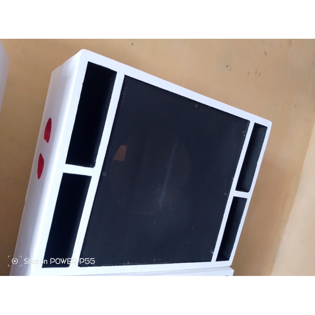 bok speaker spl 10 inc plus speaker putih list orange