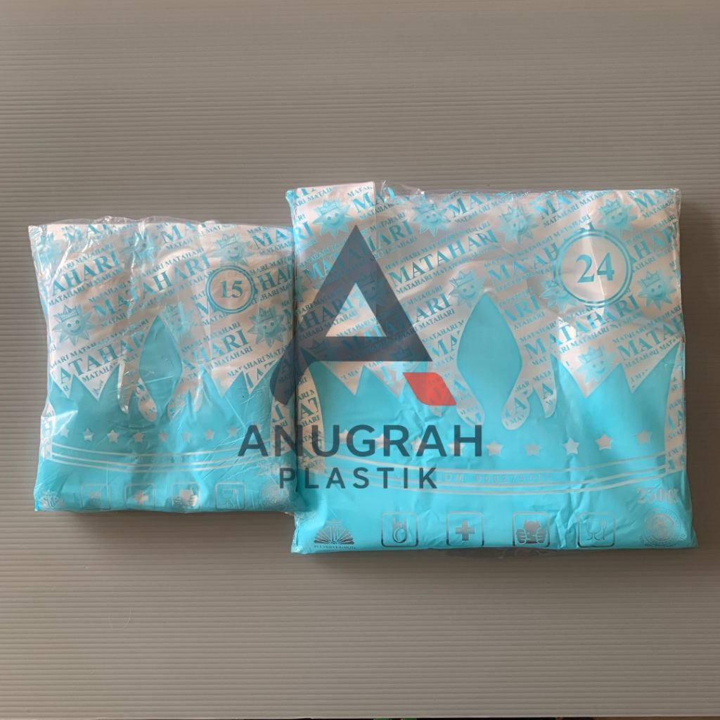 Anugrah Plastik Kantong Plastik Bening Matahari Biru | Kresek Bening | Kresek Matahari