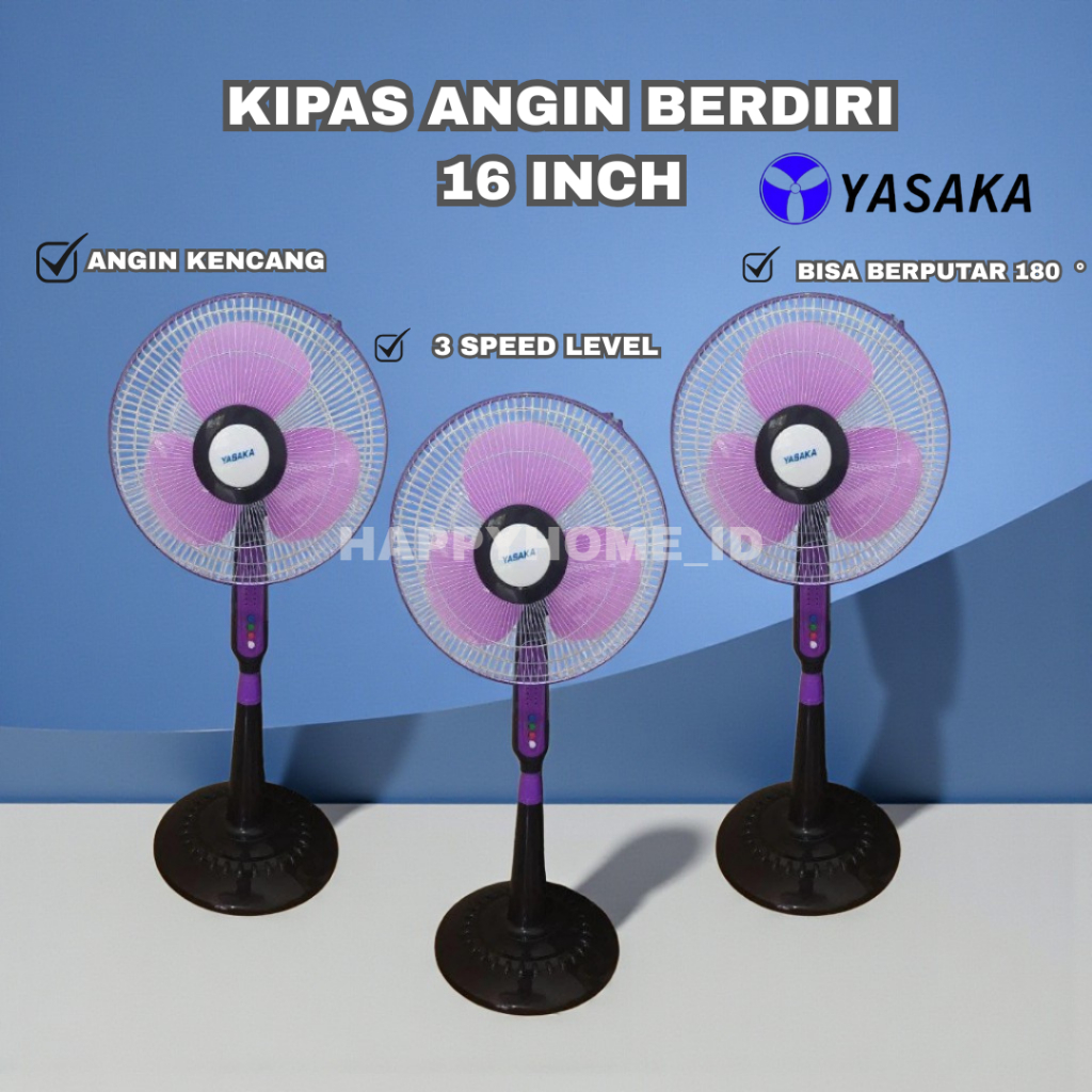 KIPAS ANGIN BERDIRI 16 INCH YASAKA / KIPAS BERDIRI 16 INCH