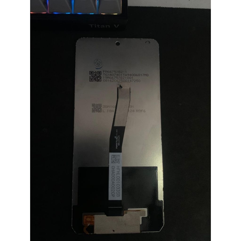 lcd redmi note 9pro copotan minus kaca retak