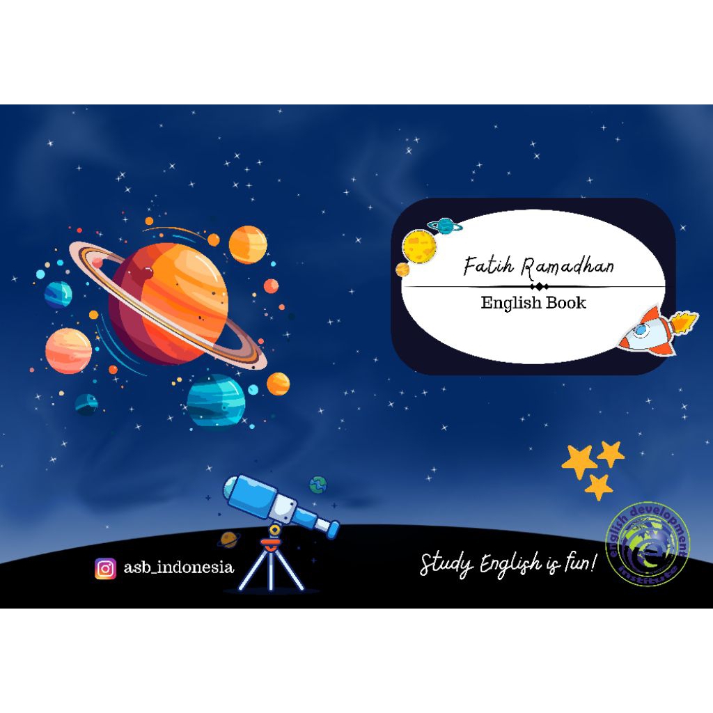 ASB Buku tulis Custom Anak Cowok