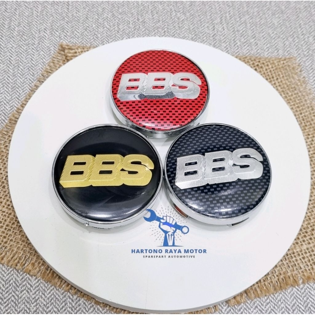 Dop Roda Mobil Velg Emblem BBS 65mm Wheel Center Caps Dop Roda BBS