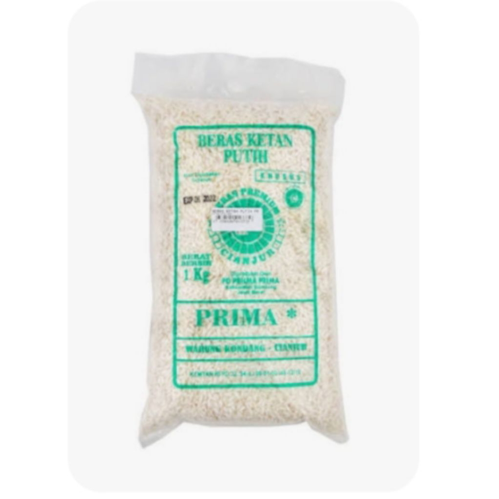beras kemasan plastik berat 1kg
