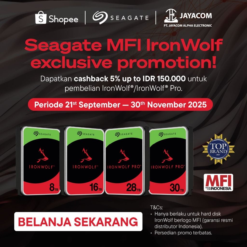 Seagate PC IRONWOLF PRO 10TB 3.5" HDD/ HD/ Hardisk/ Harddisk Internal