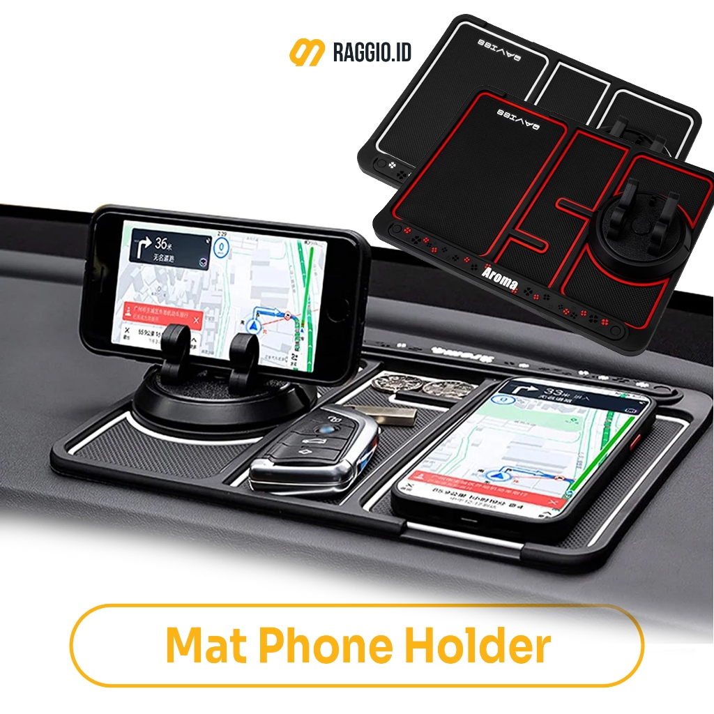 dudukan hape hp matras pad dashboard mobil universal