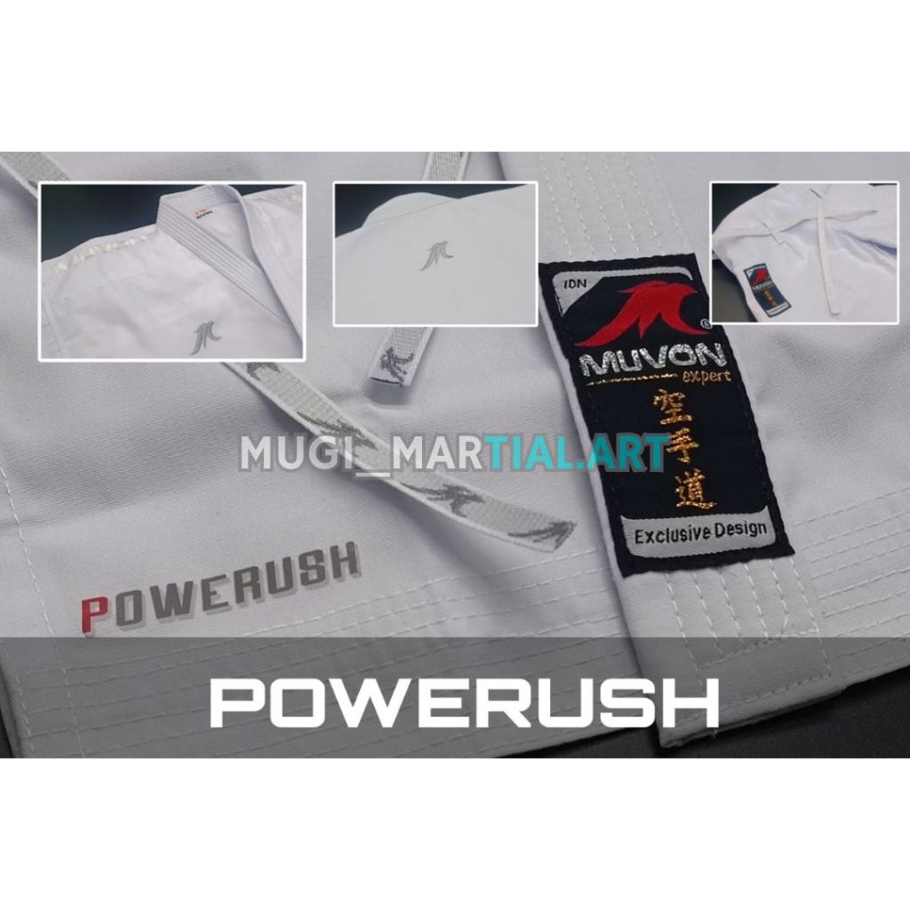 BAJU KARATE KATA POWER RUSH MUVON ORIGINAL