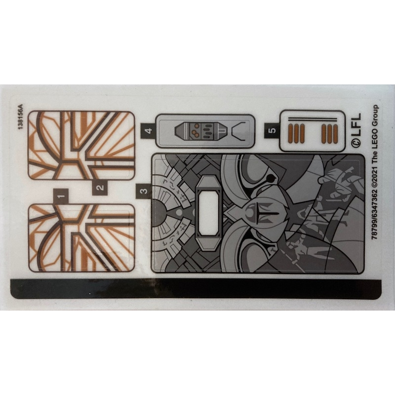 Lego Parts - 75310stk01 - Sticker Sheet for Set 75310 - (78799/6347362)