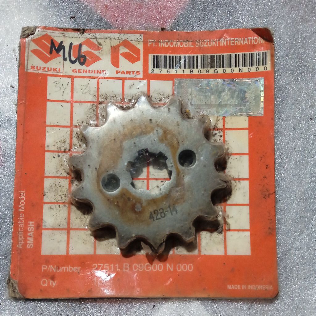 27511 B 09G00 N 000 dijual original SGP Suzuki Indomobil genuine part kmc GEAR GER GIR Gigi tarik fi