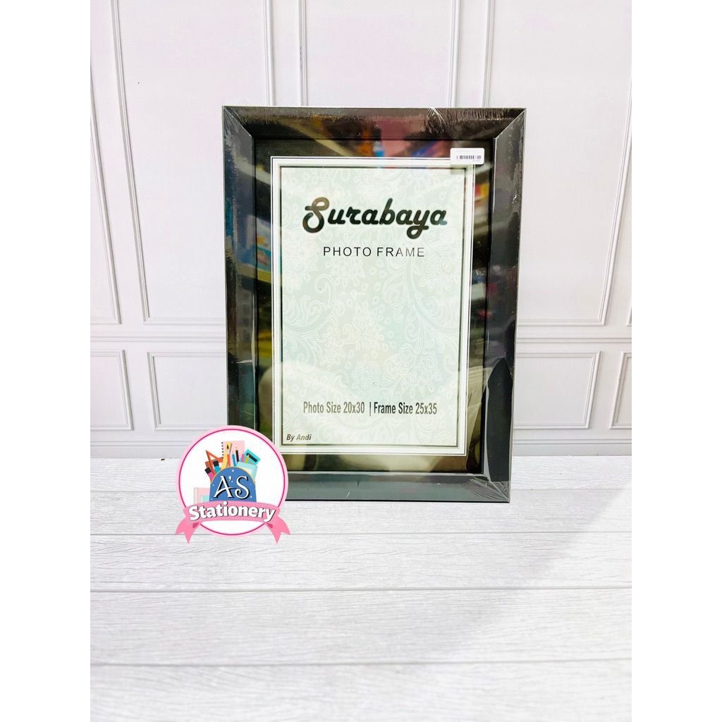 Pigura Minimalis Hitam Besar 25cm X 35cm