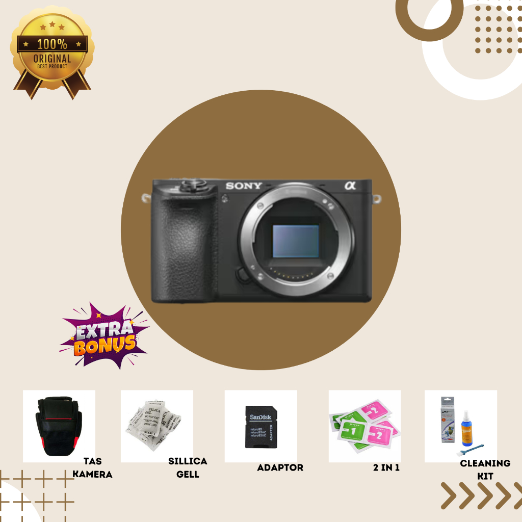 [KAMERA MIRRORLESS] SONY A6500 BLACK MULUS SECOND BERGARANSI ORIGINAL