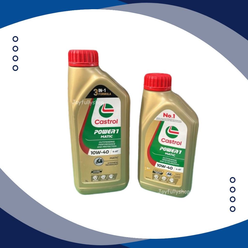 Castrol Power1 Scooter SAE 10W-40 Power 1 Matic 10W40 0.8 L / 1Liter