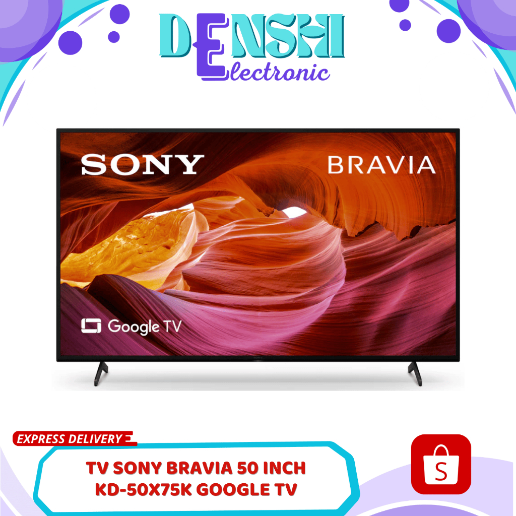 TV SONY 4K 50 INCH KD-50X75K GOOGLE TV SONY KD50X75K / 50X75K