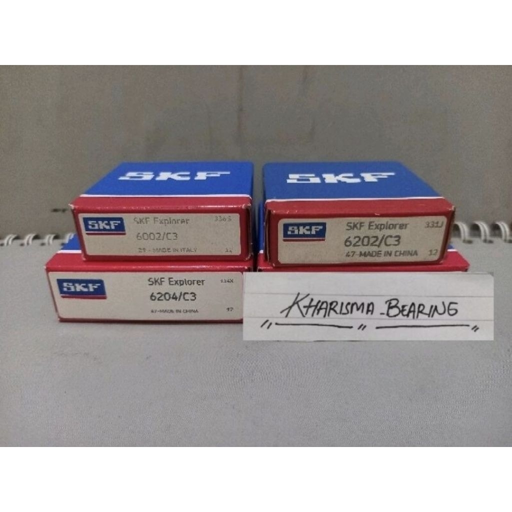 Bearing 6204 C3 - 6002 C3 SKF Set Rasio Satria Fu 4tak Fulset C3 Original