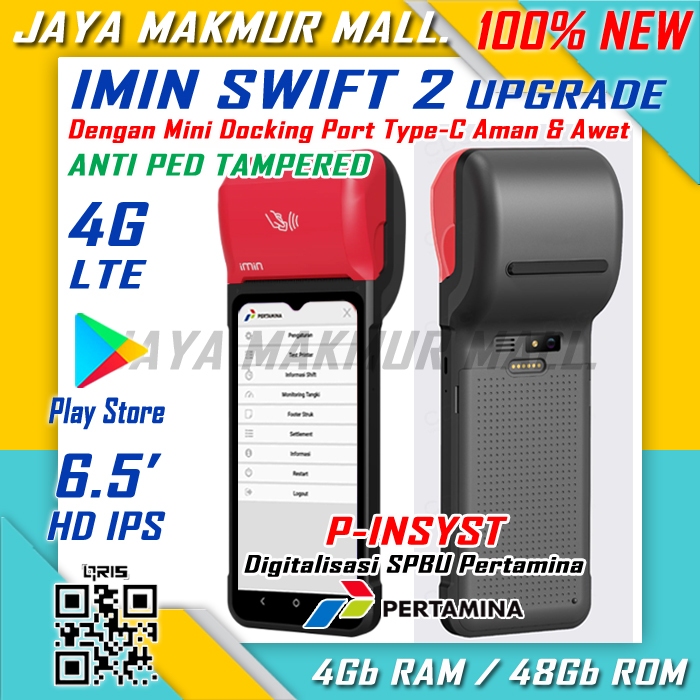 Digitalisasi SPBU PertaShop PertaMini IMIN Swift 2  4G LTE 2Gb Ram/16Gb Rom | 4Gb Ram/48Gb Rom (Upgr