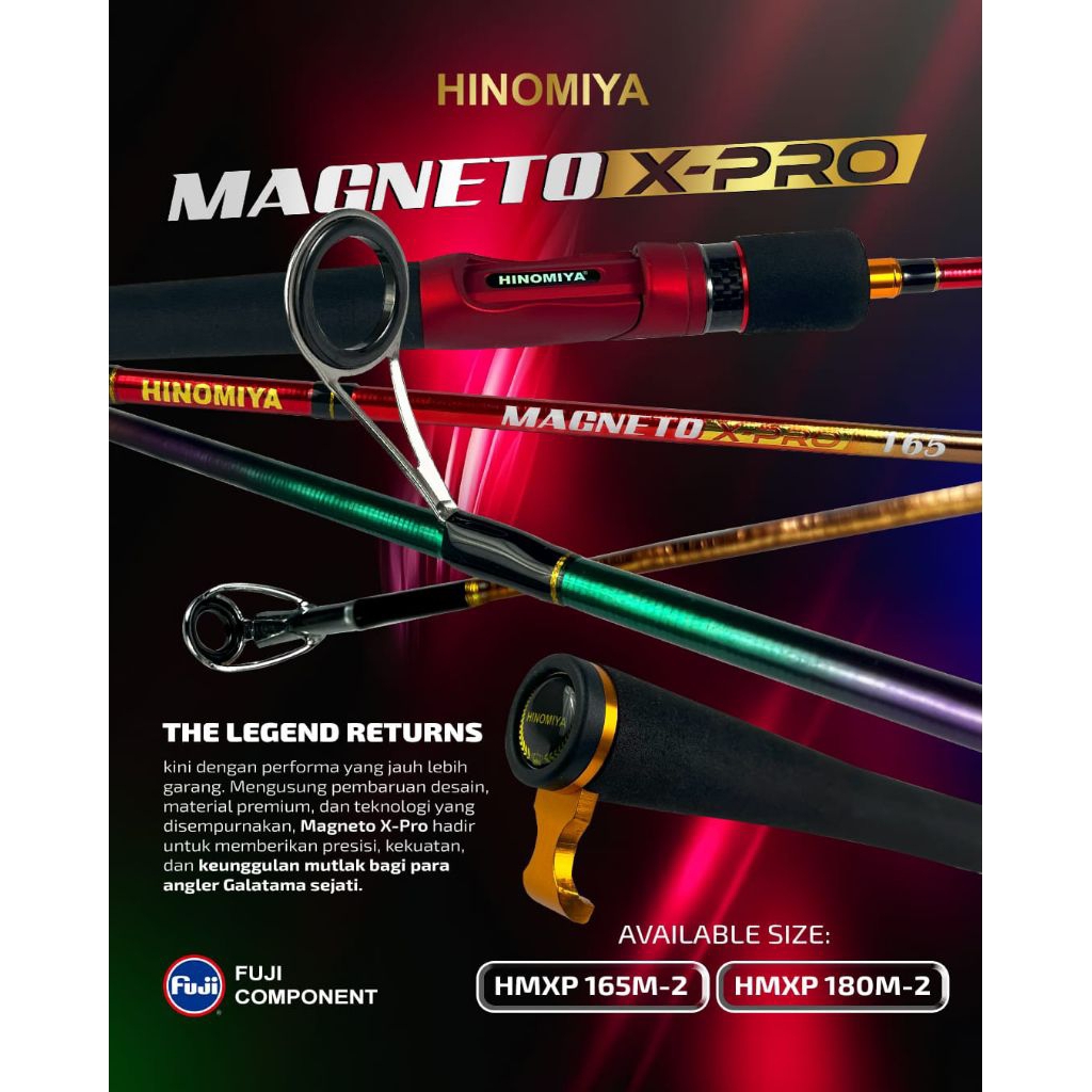 Joran hinomiya magneto x-pro 180//joran hinomiya terbaru