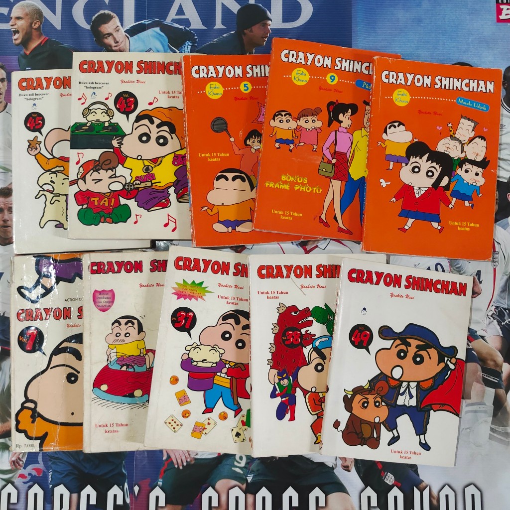 Komik Crayon Shinchan Edisi Khusus - Bekas Original Manga Yoshito Usui