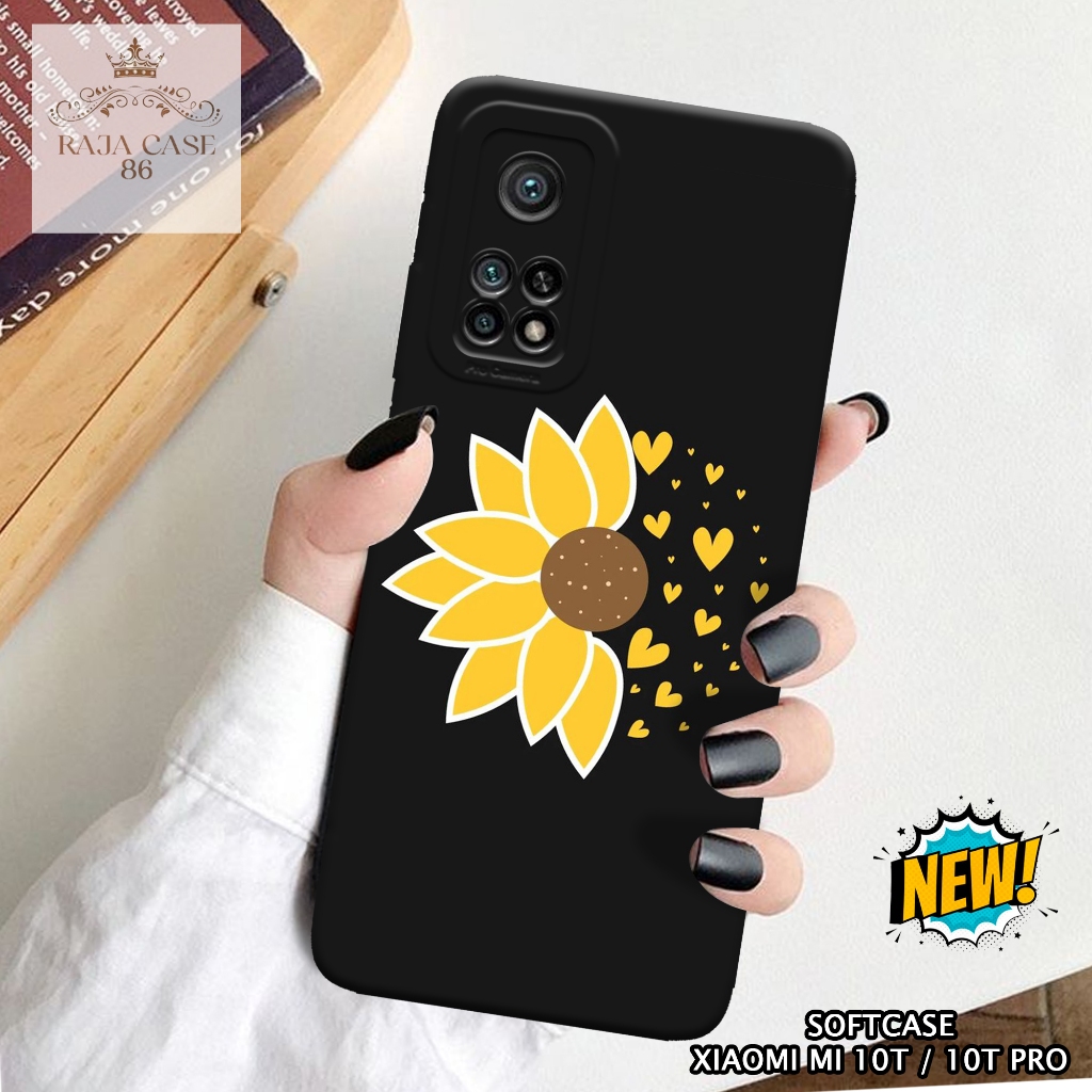 Case Xiaomi Mi 10T / 10T Pro - casing Xiaomi Mi 10T - Motif case Bunga - Pelindung handphone - Xiaom