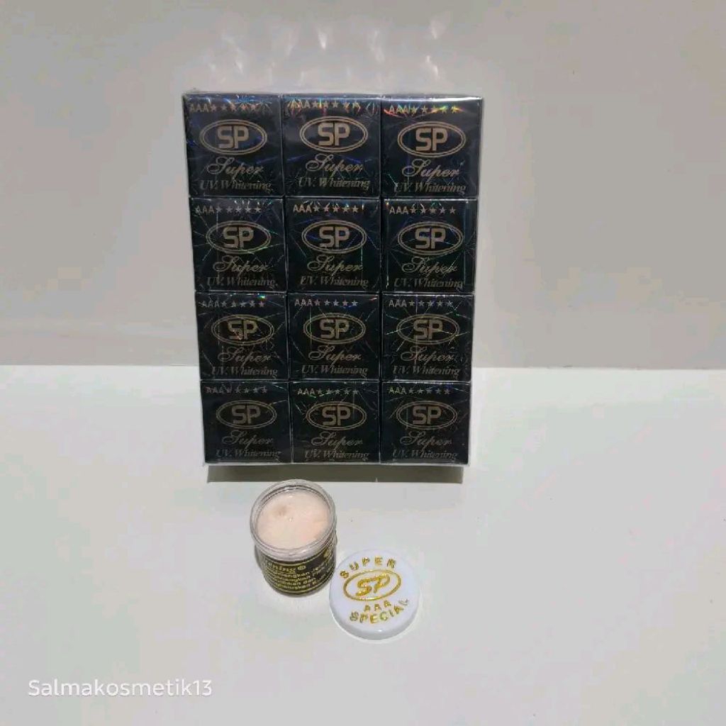 12pcs / cream special hitam uv whitening AAA original