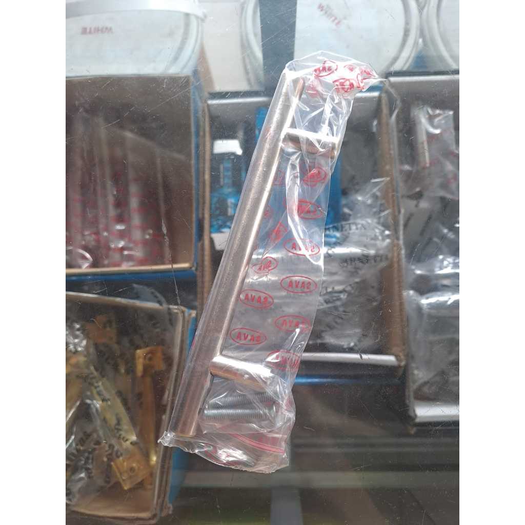 Gagang Pintu Laci Kecil Besi SAVA Silver Premium Berkualitas Tinggi Bagus buat Tarikan Lemari / Hand