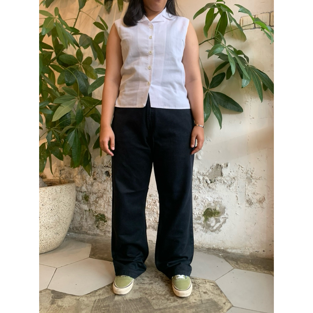 Used 501 Jeans Black Straight