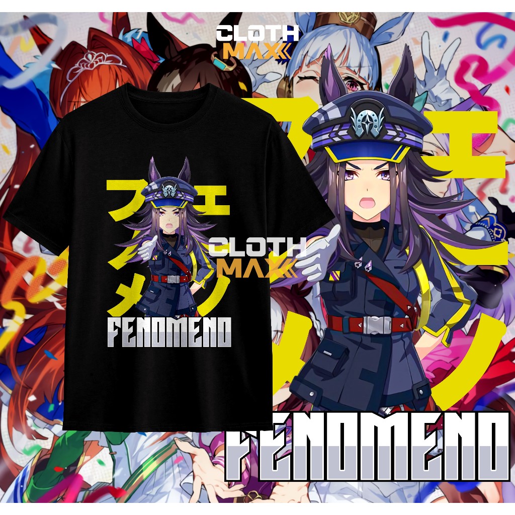 Kaos Baju Dewasa Fenomeno Tshirt Uma Musume Pretty Derby Game Agnes Tachyon Murah Orfevre Matikaneta