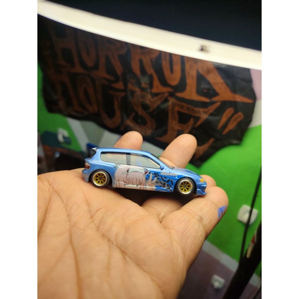 hotwheels custom Civic eg