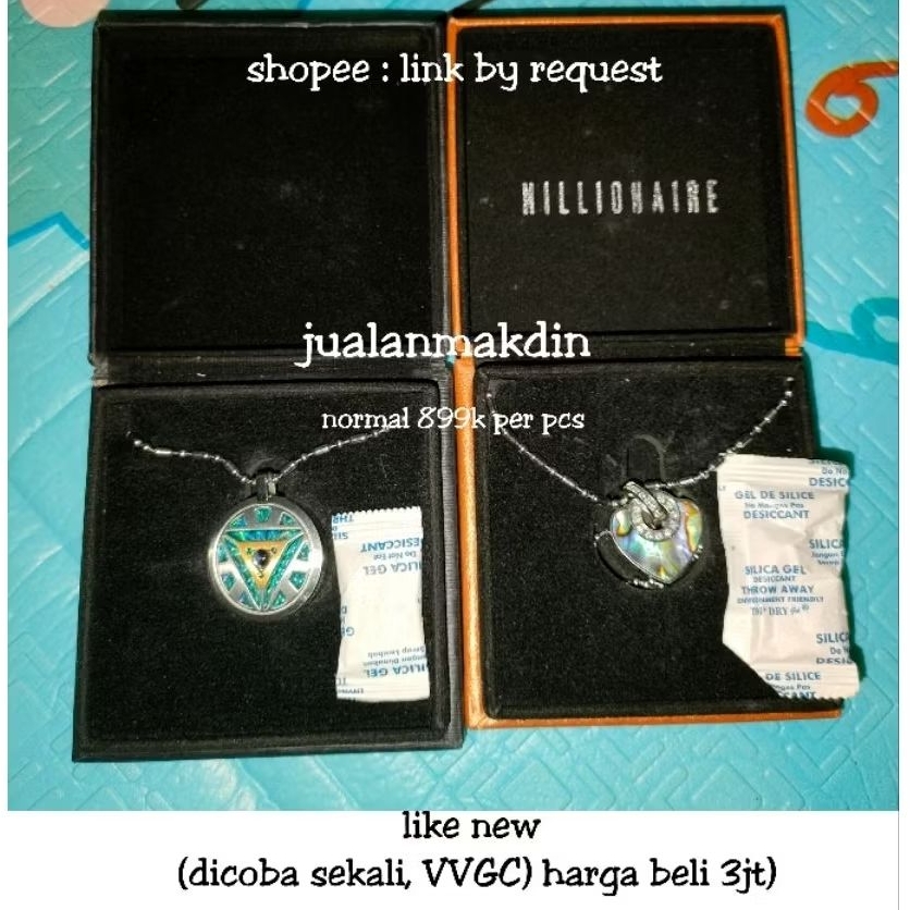 Preloved like new KALUNG KESEHATAN MCI original (fullset) dapat sepasang COUPLE harga nett, pas
