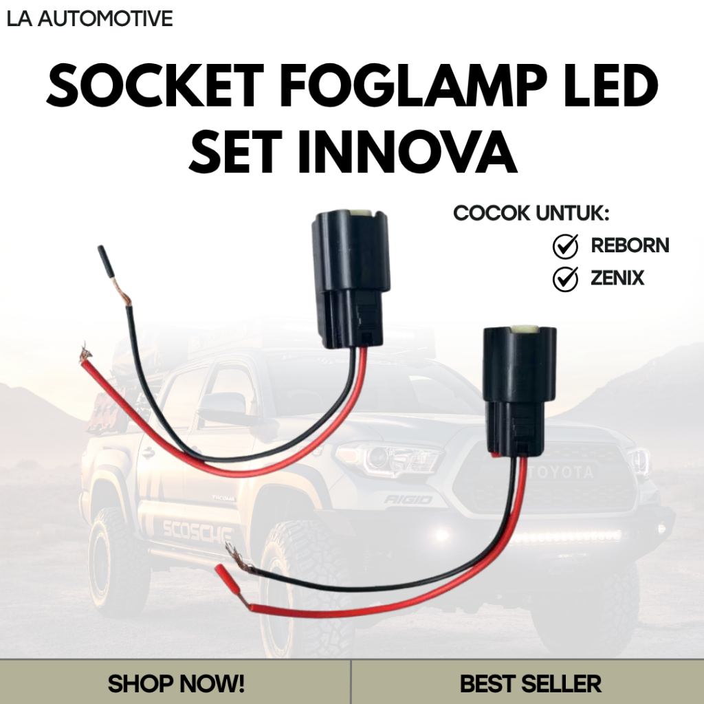 SOCKET FOGLAMP LED SET INNOVA REBORN ZENIX
