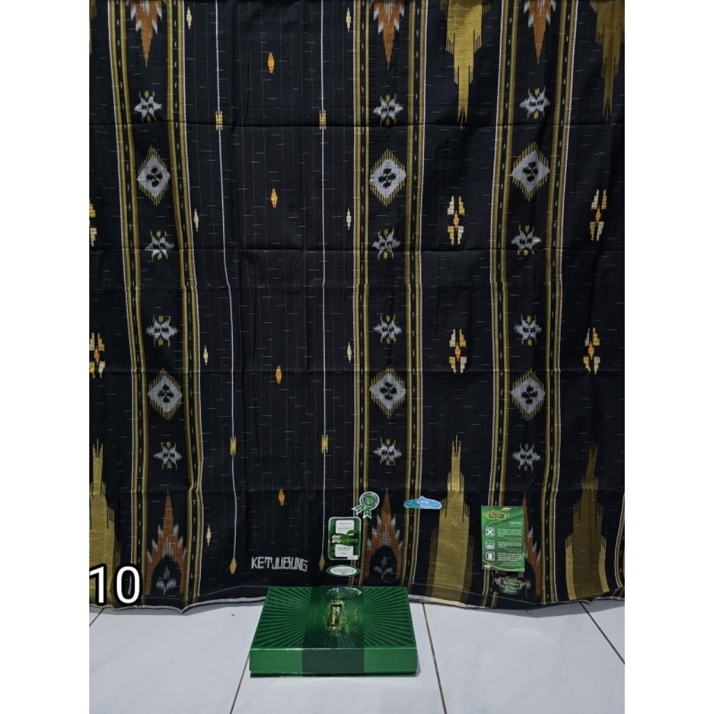 SARUNG KETJUBUNG SCP, SKG, GREEN JAHIT TENGAH