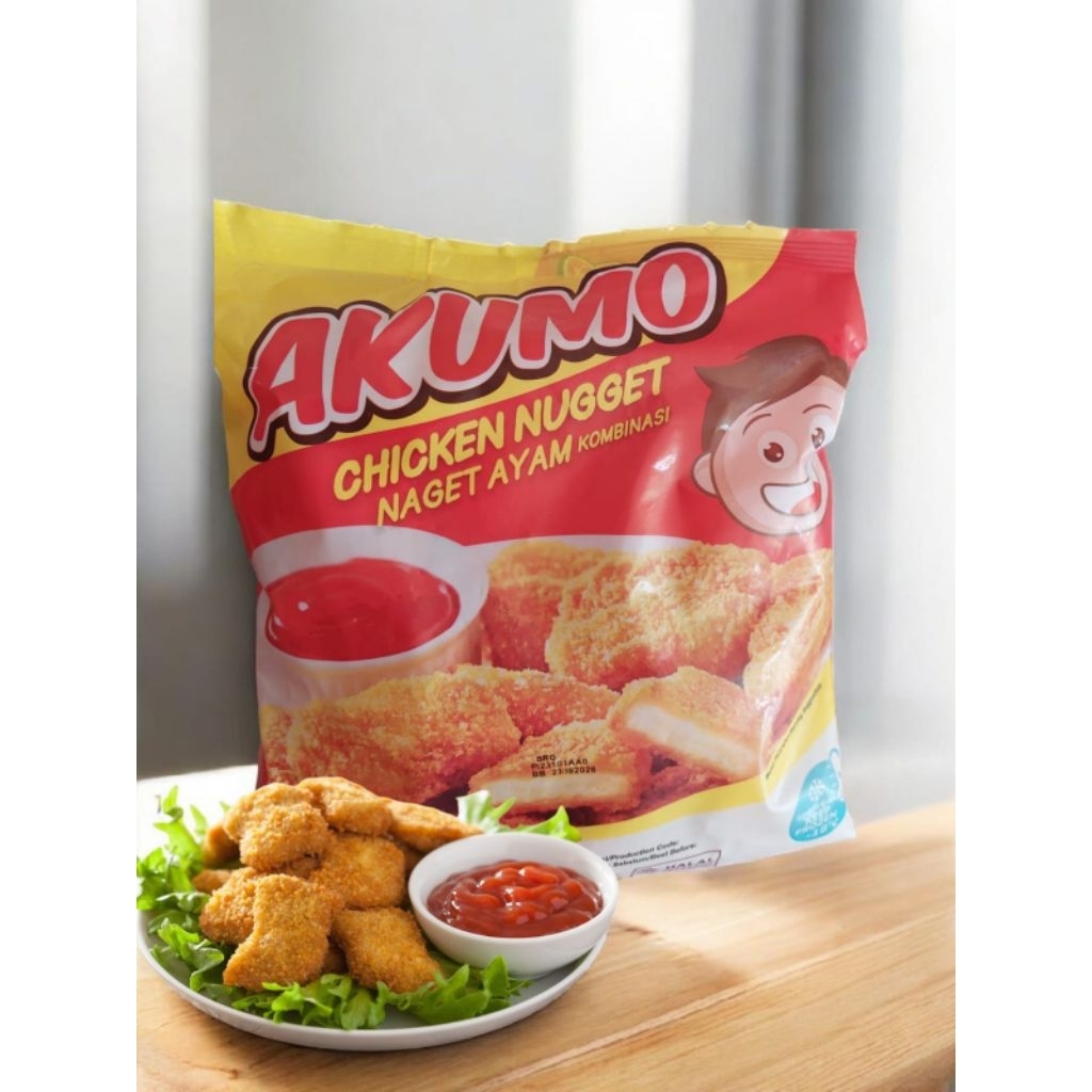 Akumo nugget ayam 500g | nugget akumo | akumo | Lucky frozen mart