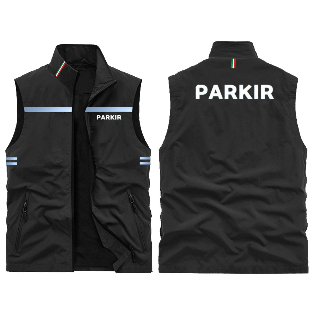 Diskon - Rompi Outdoor Scotlight Parkir Pria Keren Kece Terbaru Bisa Custom