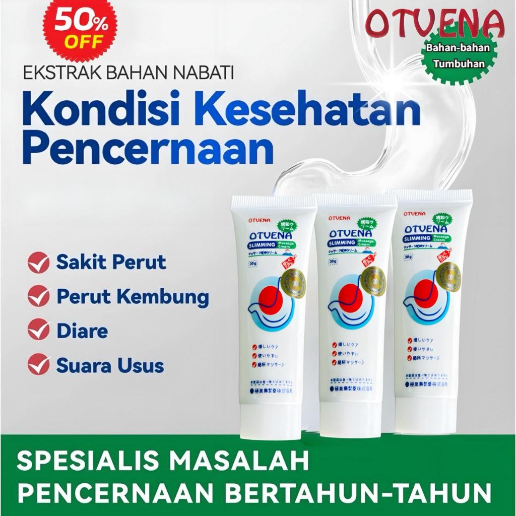 Siap Kirim..Otvena Slimming Cream Meredakan Nyeri di Area Lambung 100% Original
