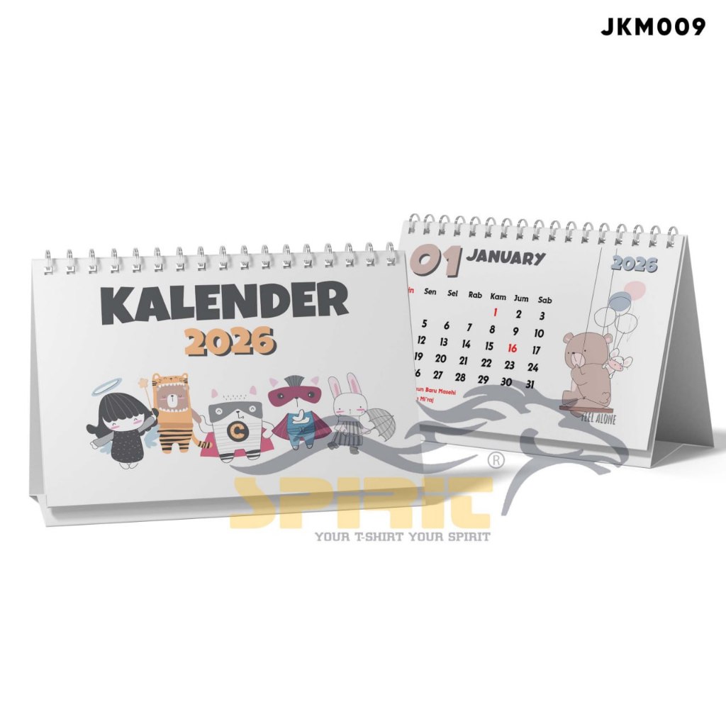 KALENDER DUDUK 2026 KALENDER MEJA 2026 KALENDER 2026 TERBARU A5