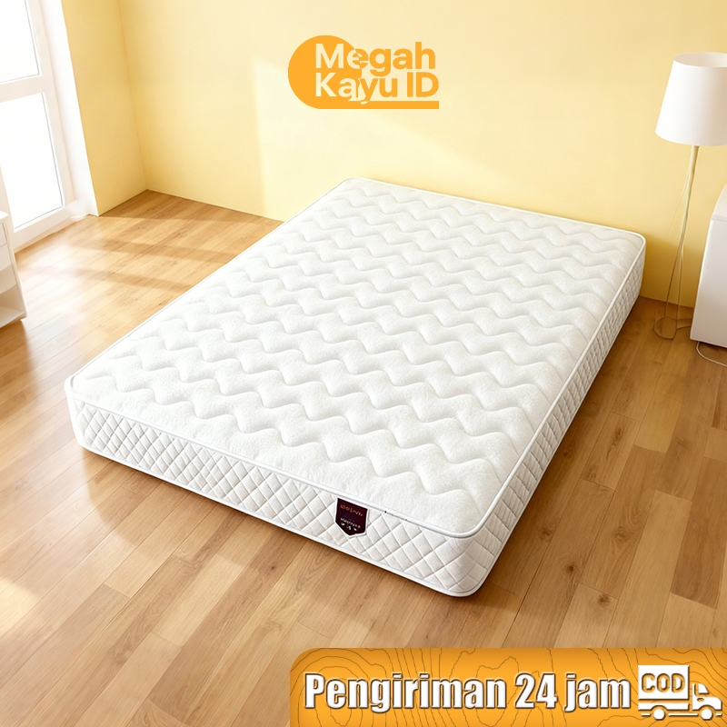 Kasur springbed pocket spring single tanpa suara untuk kamar mandiri COD murah meriah