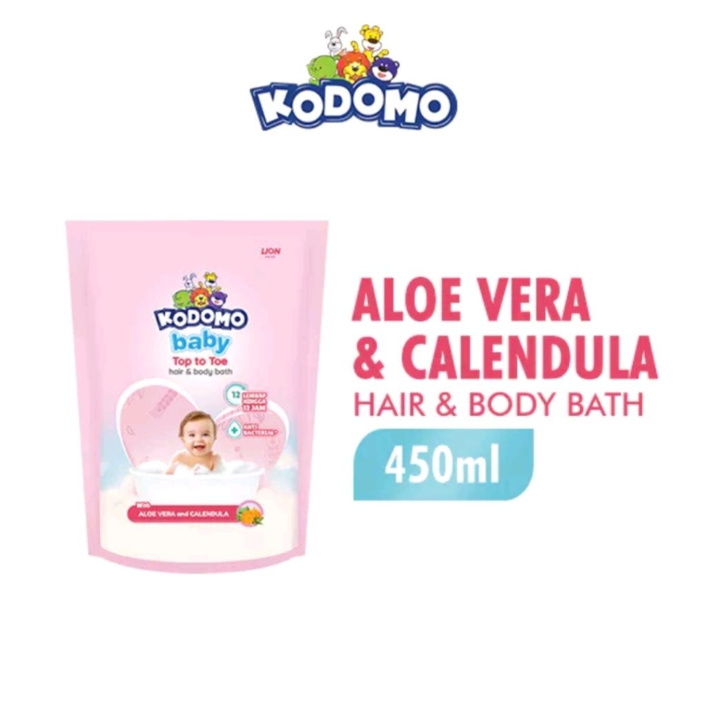 kodomo top to toe wash 450 ml - kodomo body wash 450ml