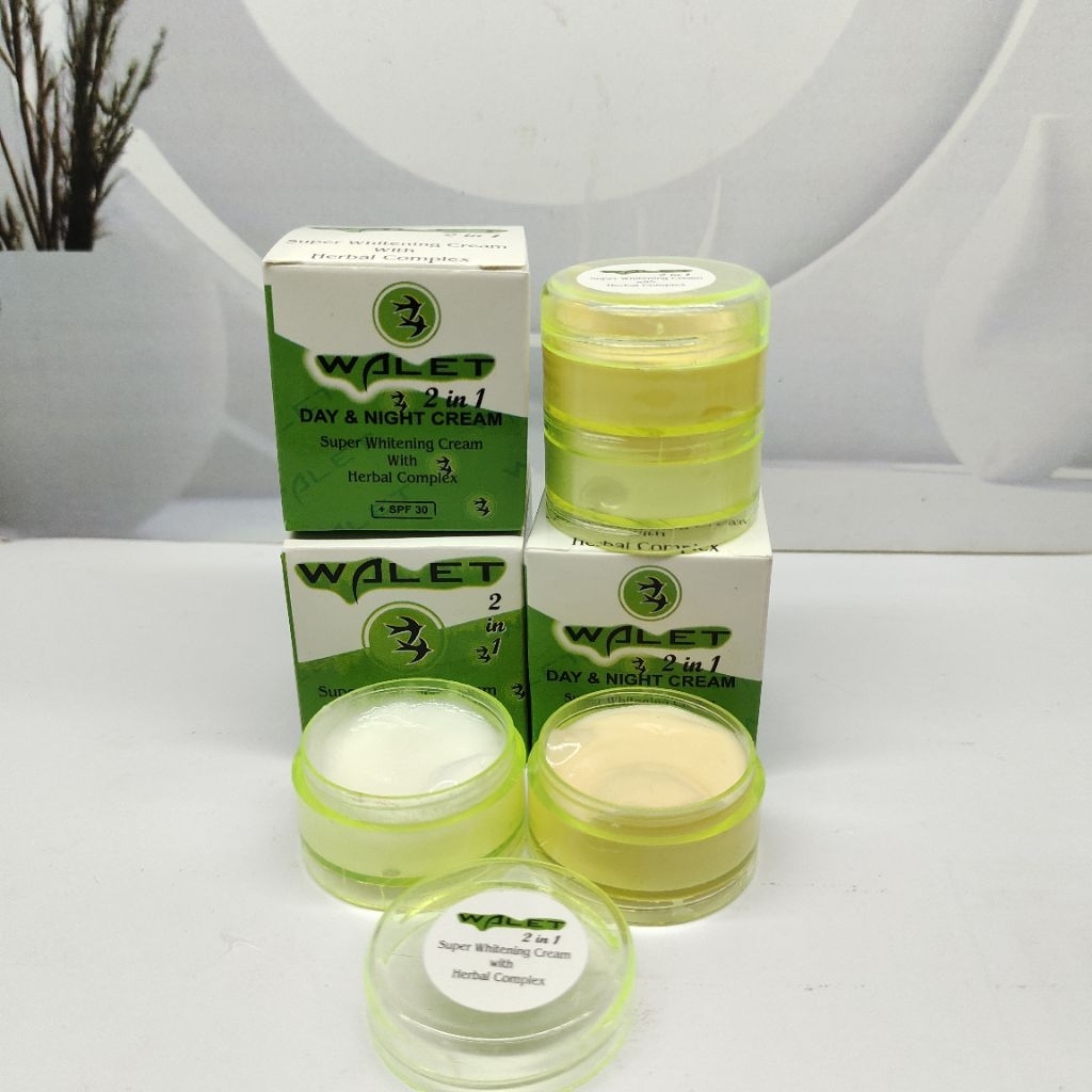 [HEMAT] 3  pcs KRIM WALET 2IN1 SIANG MALAM ORIGINAL