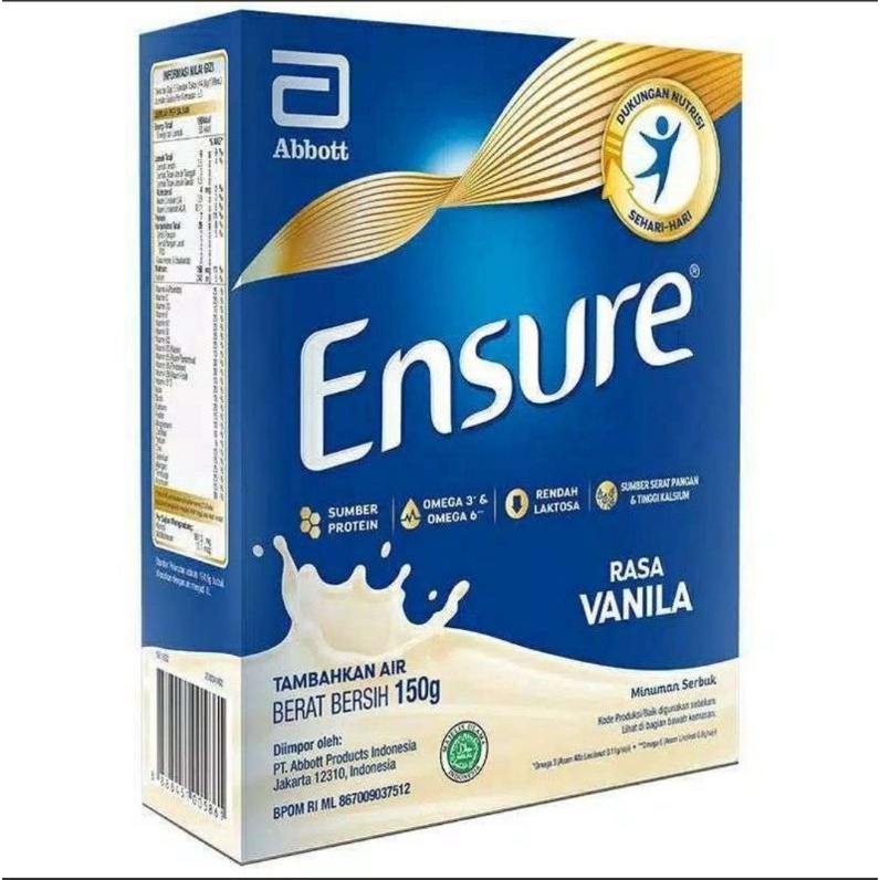 Susu Ensure Vanila 150gr
