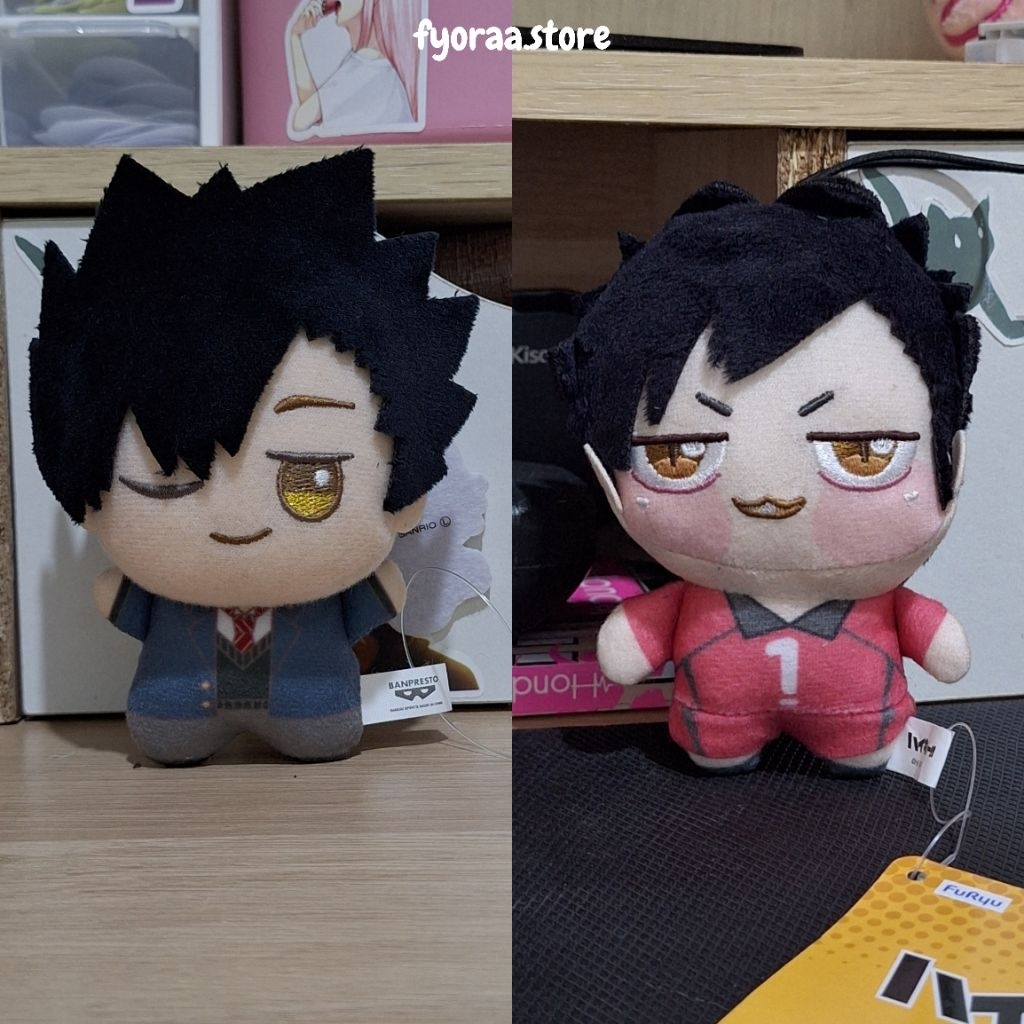 (OFFICIAL MERCH) Chibigurumi Sanrio/Petite Chopinui Tetsurou Kuroo, Anime Haikyuu/Gantungan Kunci Ta