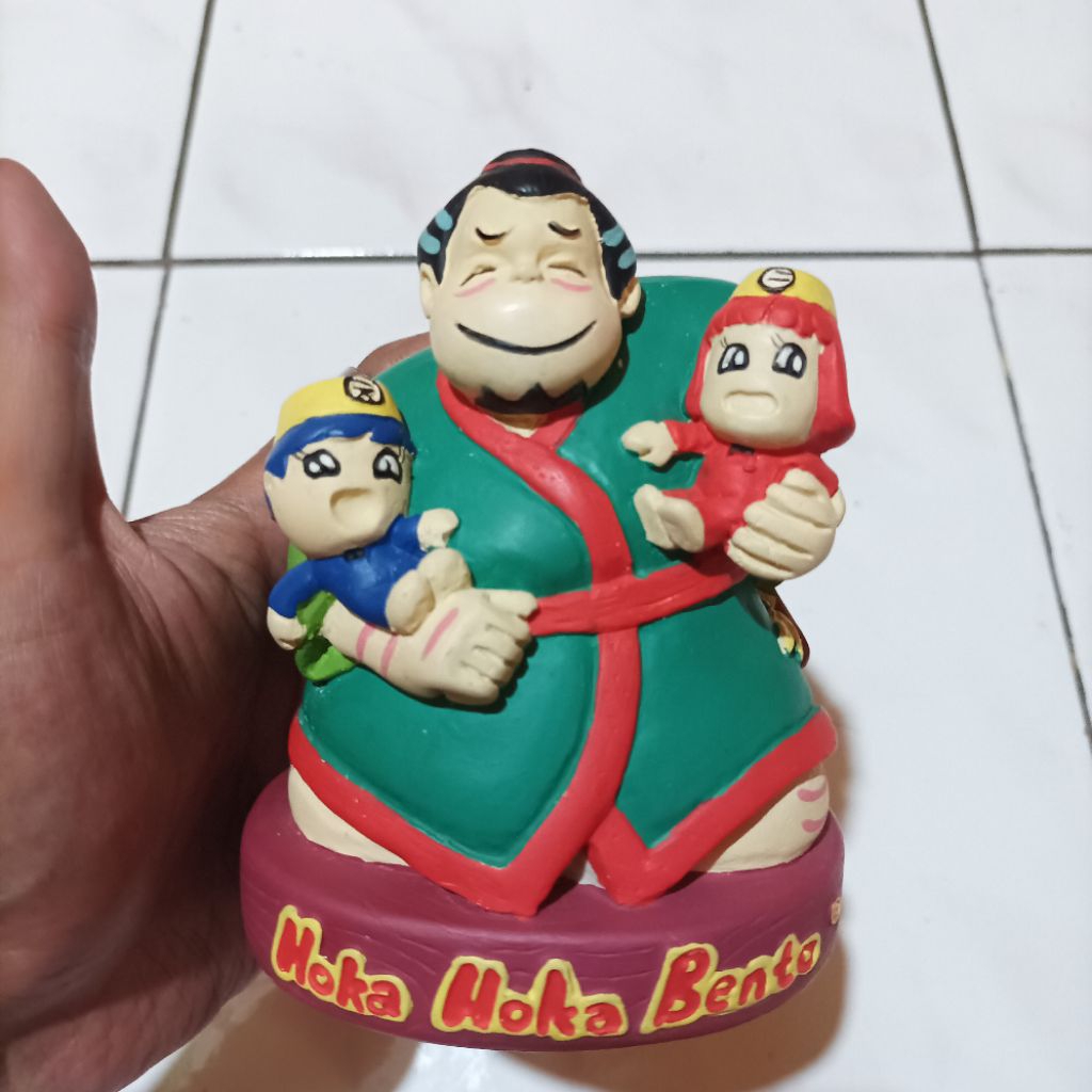 Vintage Original Mascot Sumo HokBen Hoka Bento Mainan Action Figure