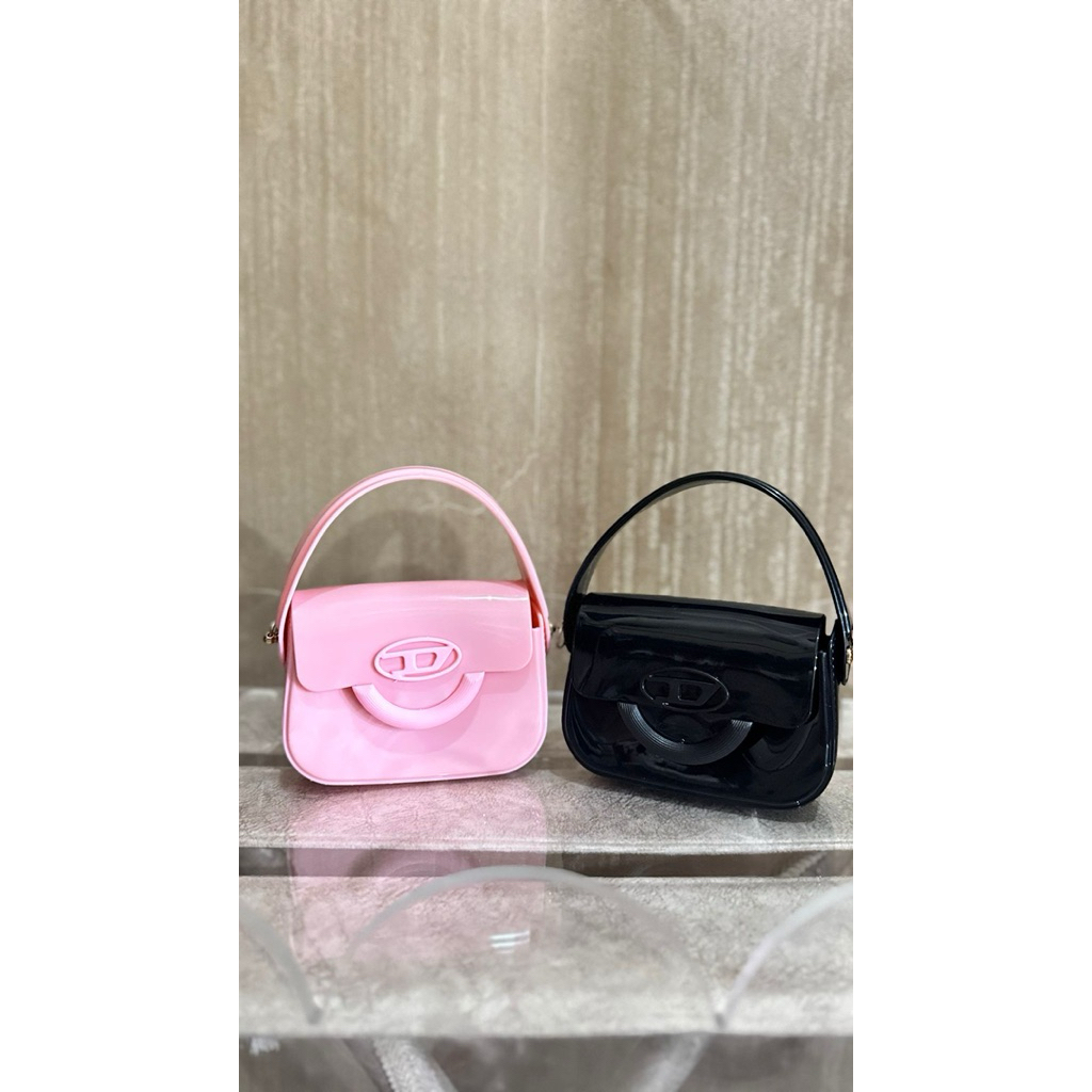 Tas Jelly Anak Karakter Huruf/ Tas Jelly Jinjing Anak/ Tas Jelly Selempang Anak