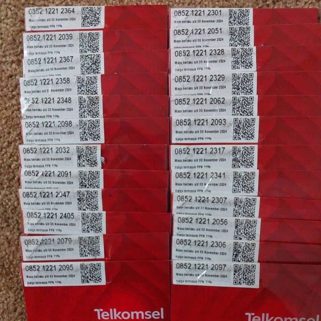 Nomor Cantik Telkomsel KEMBAR WIROSABLENG 08x212212 212