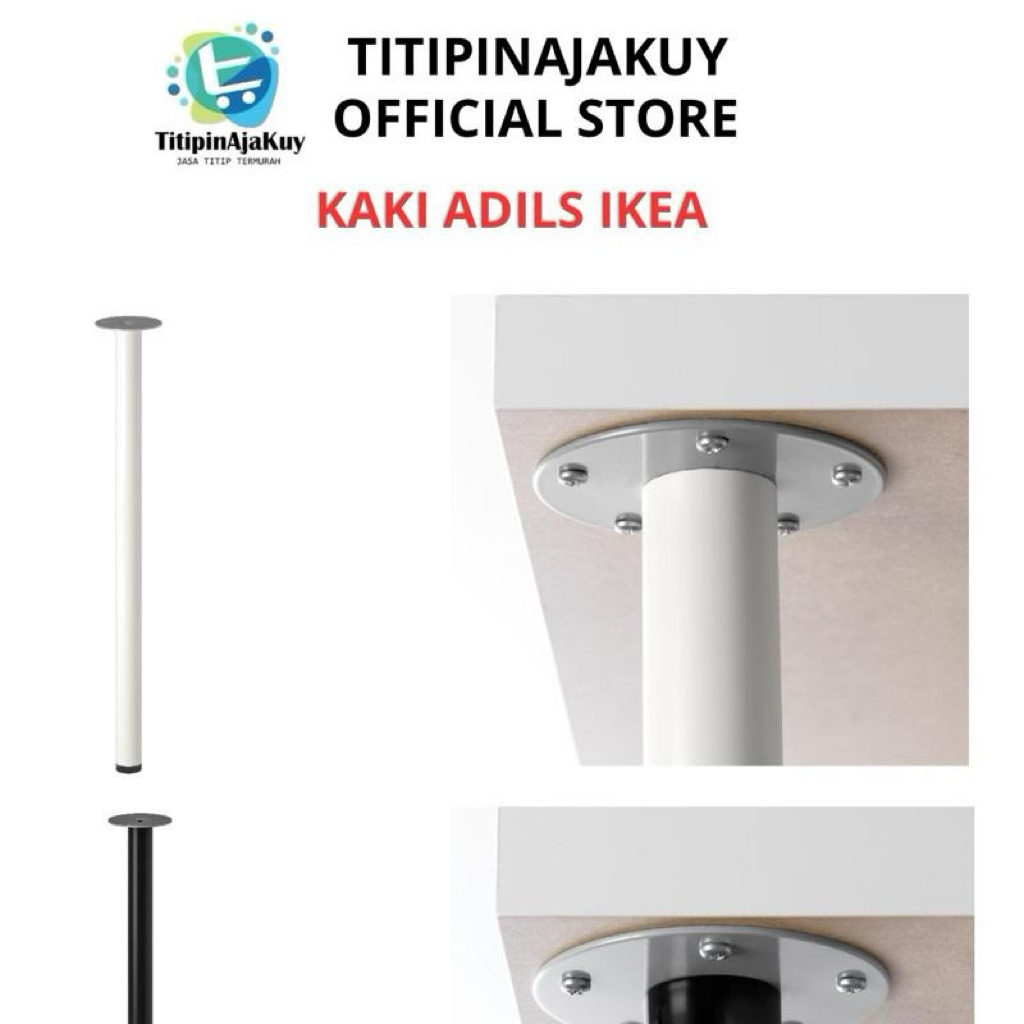 Kaki meja kerja dengan ketinggian 70cm ADILS Furniture Plastik