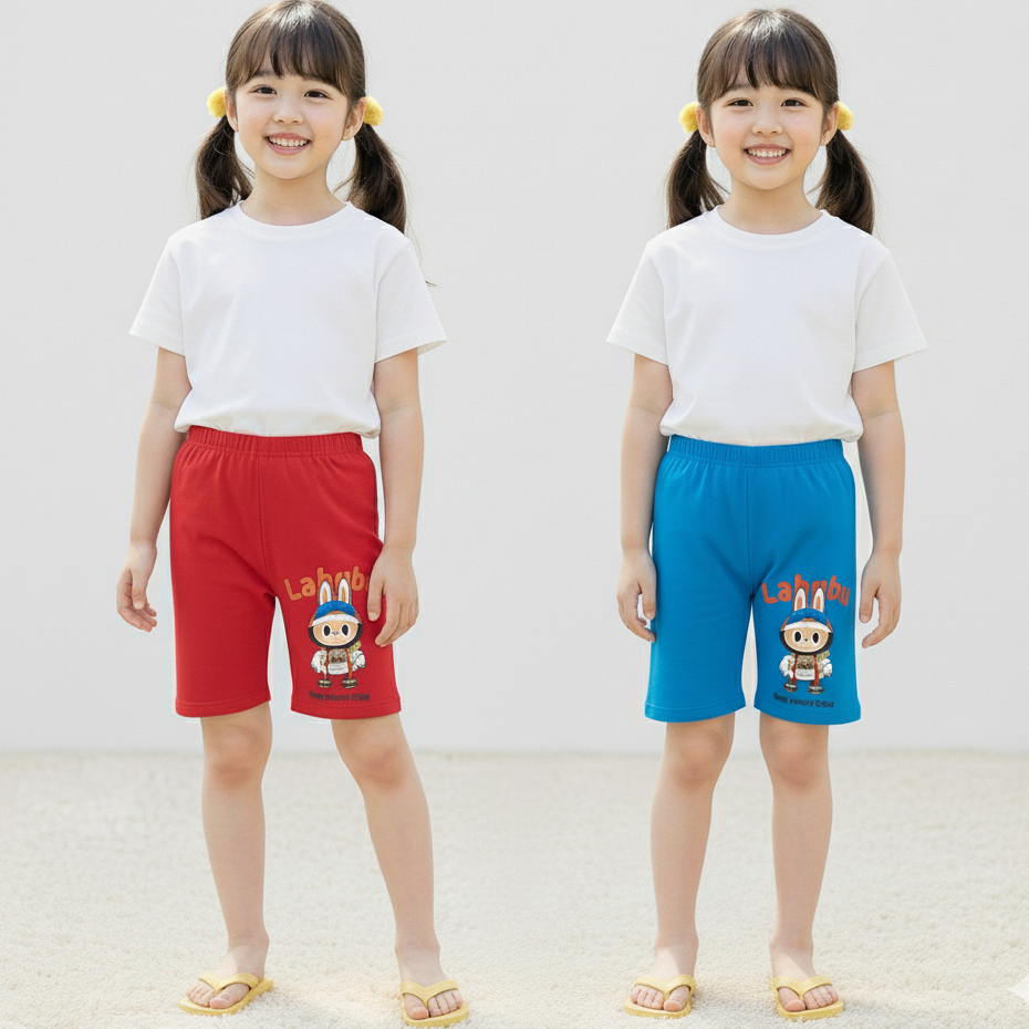 isi 6pcs celana pendek anak perempuan/celana pendek/celana dalam anak perempuan short sot labubu